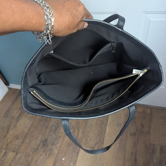 Furla Black Leather Tote Bag - Picture 7 of 8